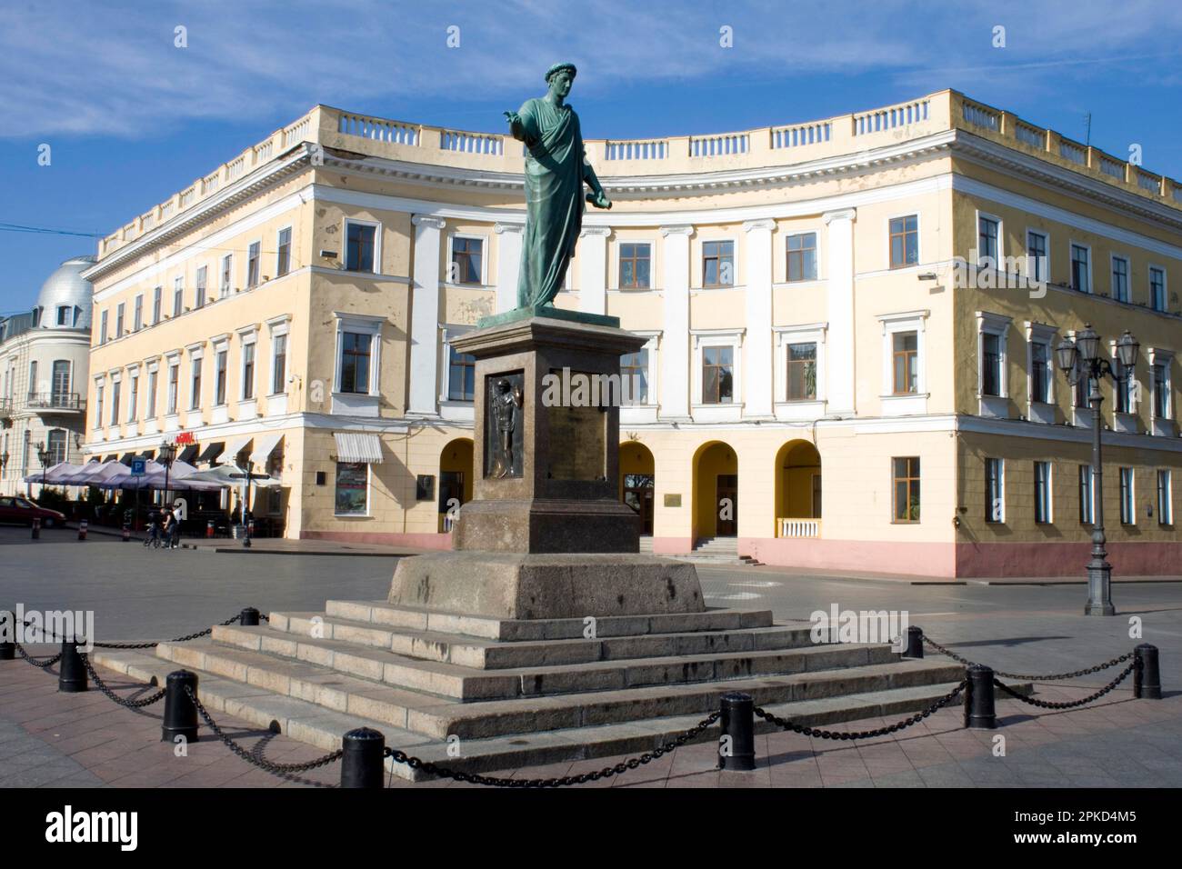 Statue of the Duke de Richelieur, Richelieur Monument, Odessa, Ukraine Stock Photo