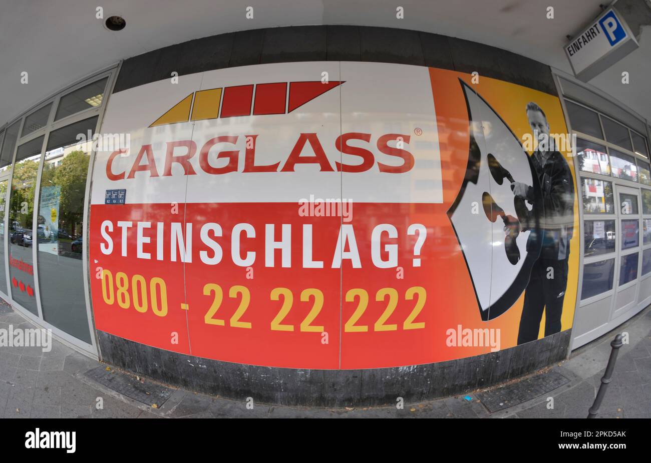 Carglass Advertising, Potsdamer Strasse, Tiergarten, Mitte, Berlin, Germany Stock Photo Alamy