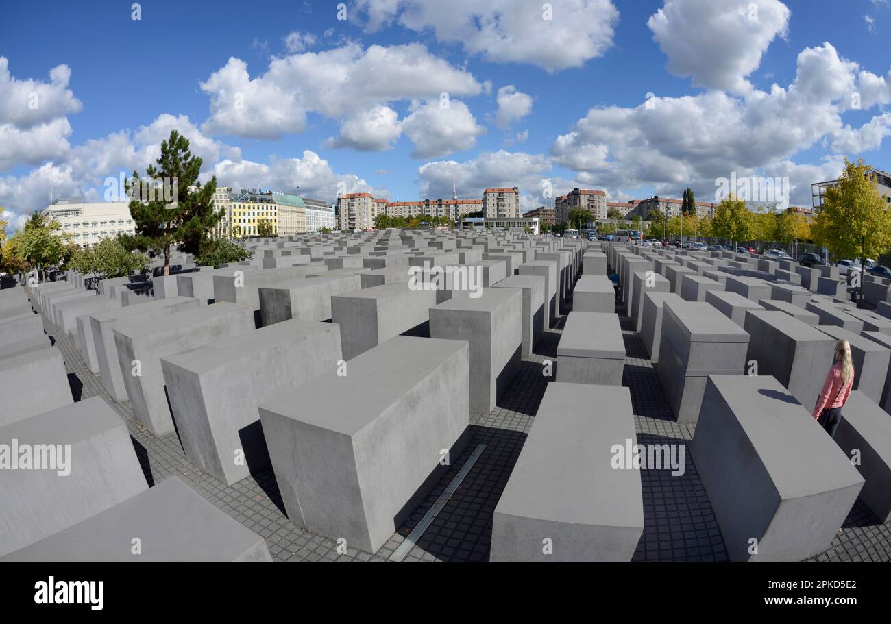 Holocaust Memorial, Mitte, Berlin, Germany Stock Photo