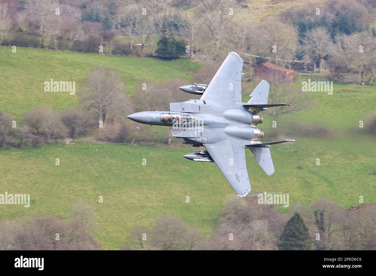 Mach Loop F-15 Eagle Stock Photo - Alamy