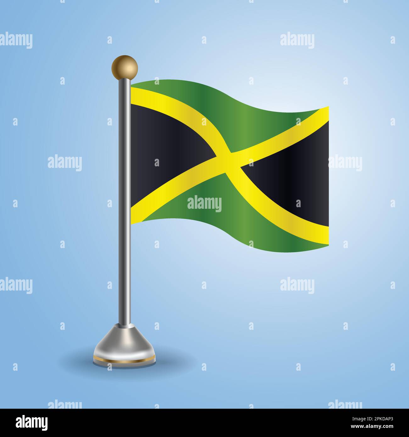 State table flag of Jamaica. National symbol, vector illustration Stock Vector Image & Art Alamy