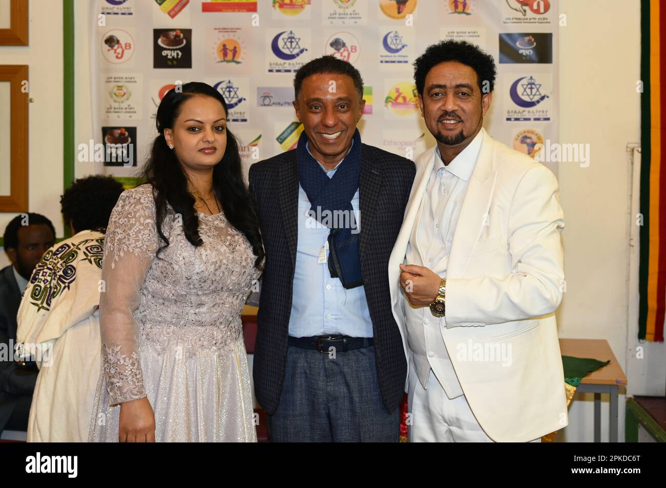 London, UK. 1st April 2023. The Community of Ethiopia is hosting the 2nd Humanity and Charitable works day. Ethiopian designer Lili Assafa auctioned h Stock Photo