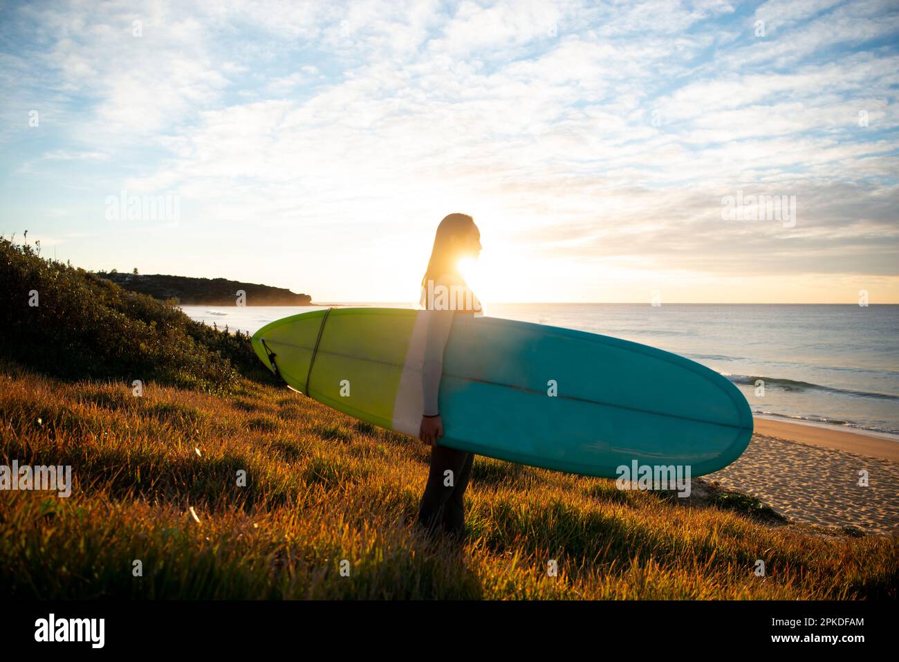Asian surfer standing holding hi-res stock photography and images - Alamy