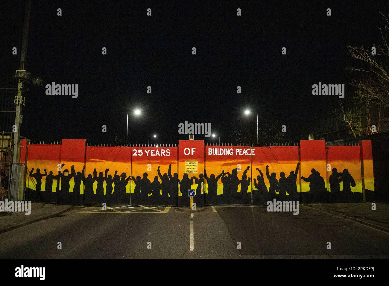 Lanark Way interface gates which allow traffic to move between the