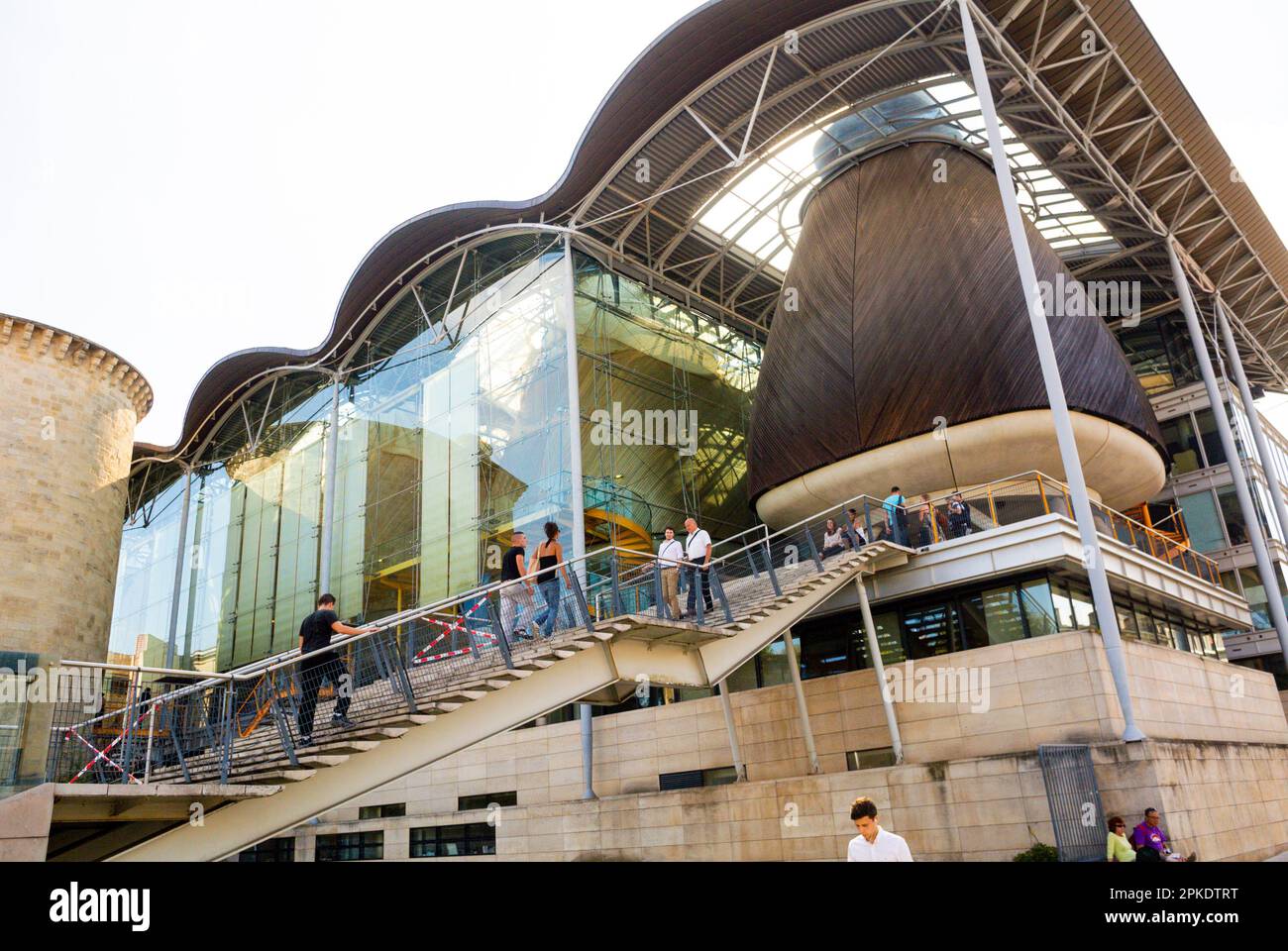 Bordeaux, France, Modern architecture, Public Buildings, Courthouse, Law Courts, Front, Credit Architect: RSHP Stock Photo
