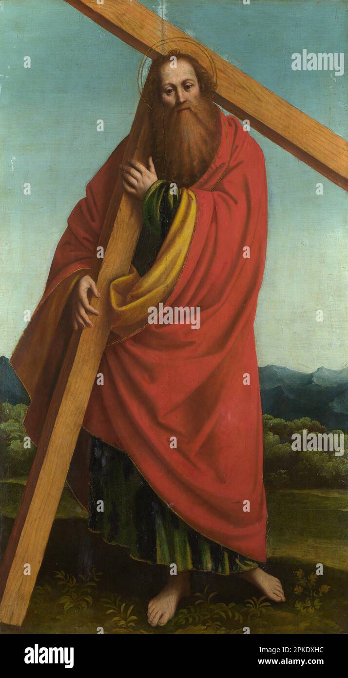 Saint Andrew (?) between 1530 and 1546   by Gaudenzio Ferrari Stock Photo