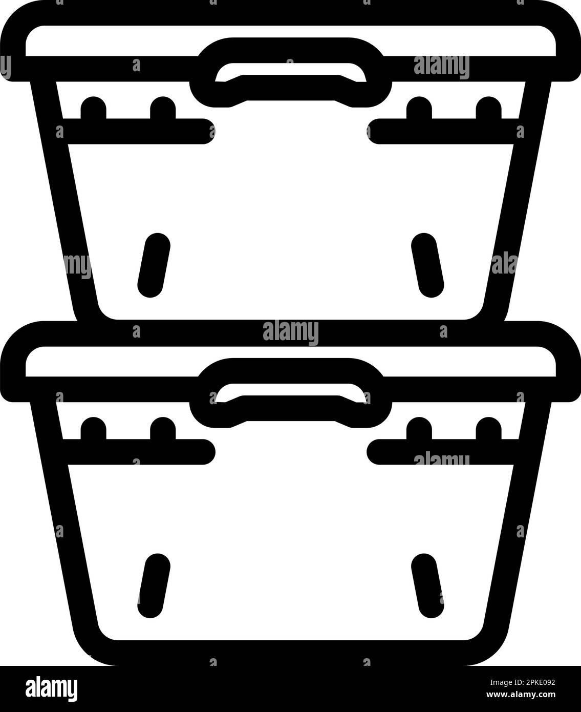 Black storage bins Cut Out Stock Images & Pictures Alamy