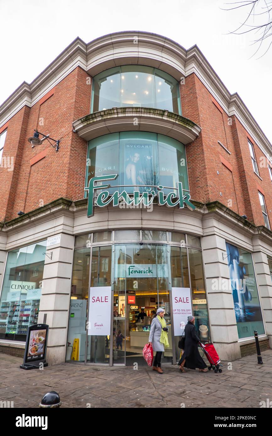 Fenwicks Store in the Whitefriars Shopping Centre,Canterbury,Kent