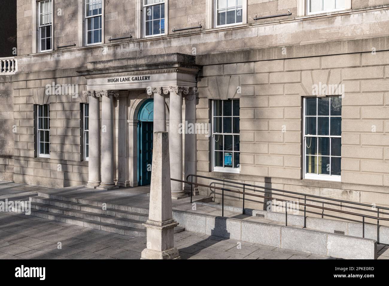 The front Entrance of the Hugh Lane Municipal Gallery of Modern Art