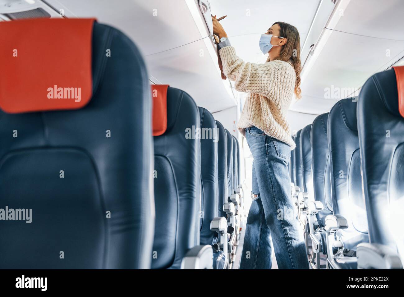 Female passanger plane hi-res stock photography and images - Alamy