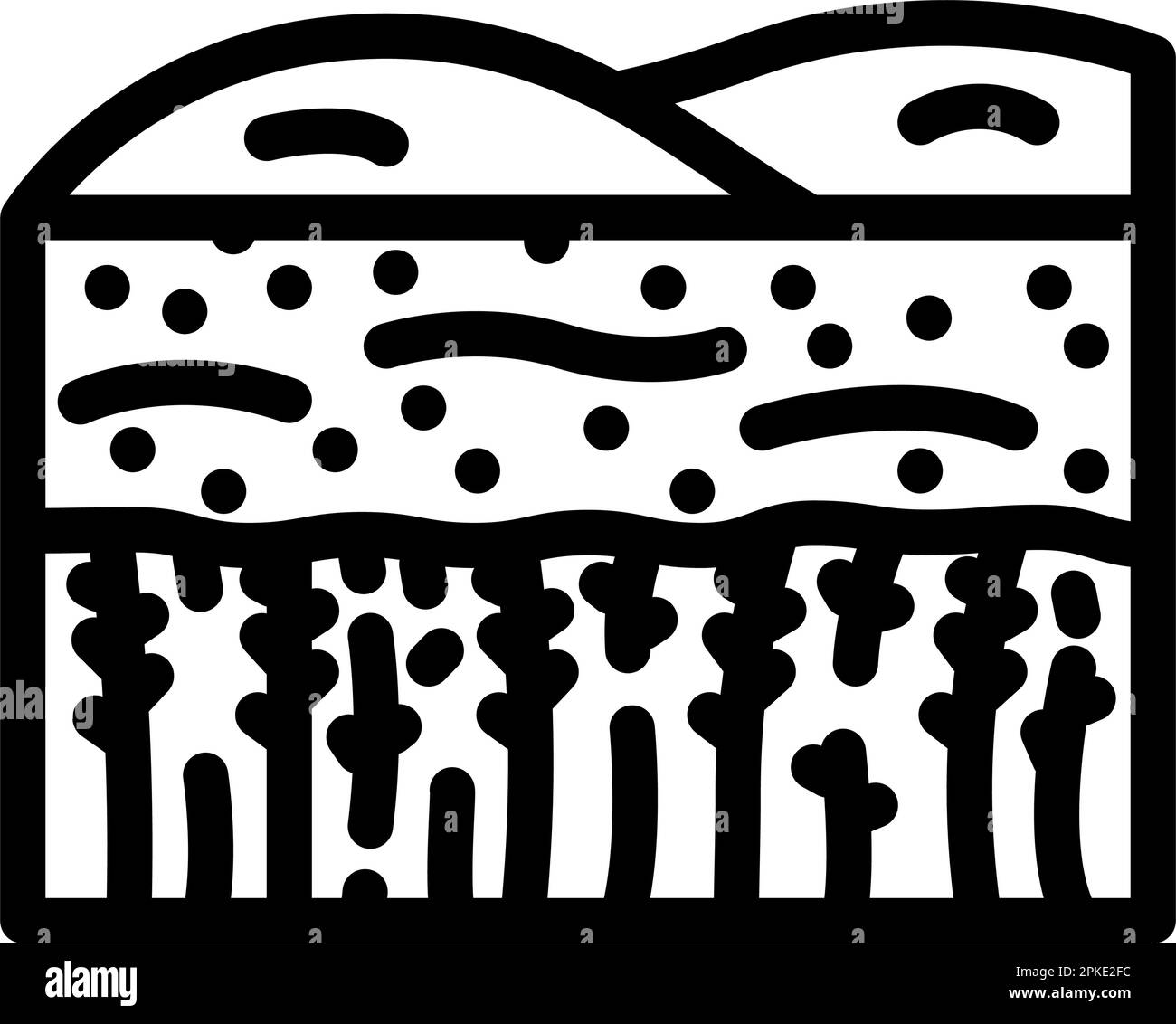 Sheaf of ripe wheat Black and