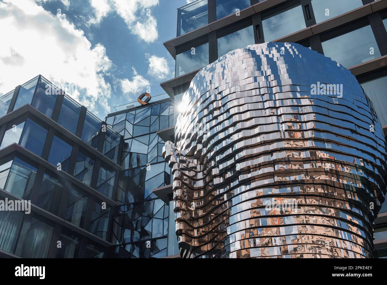 David Cerny head sculpture of Franz Kafka head in Prague Stock Photo Alamy