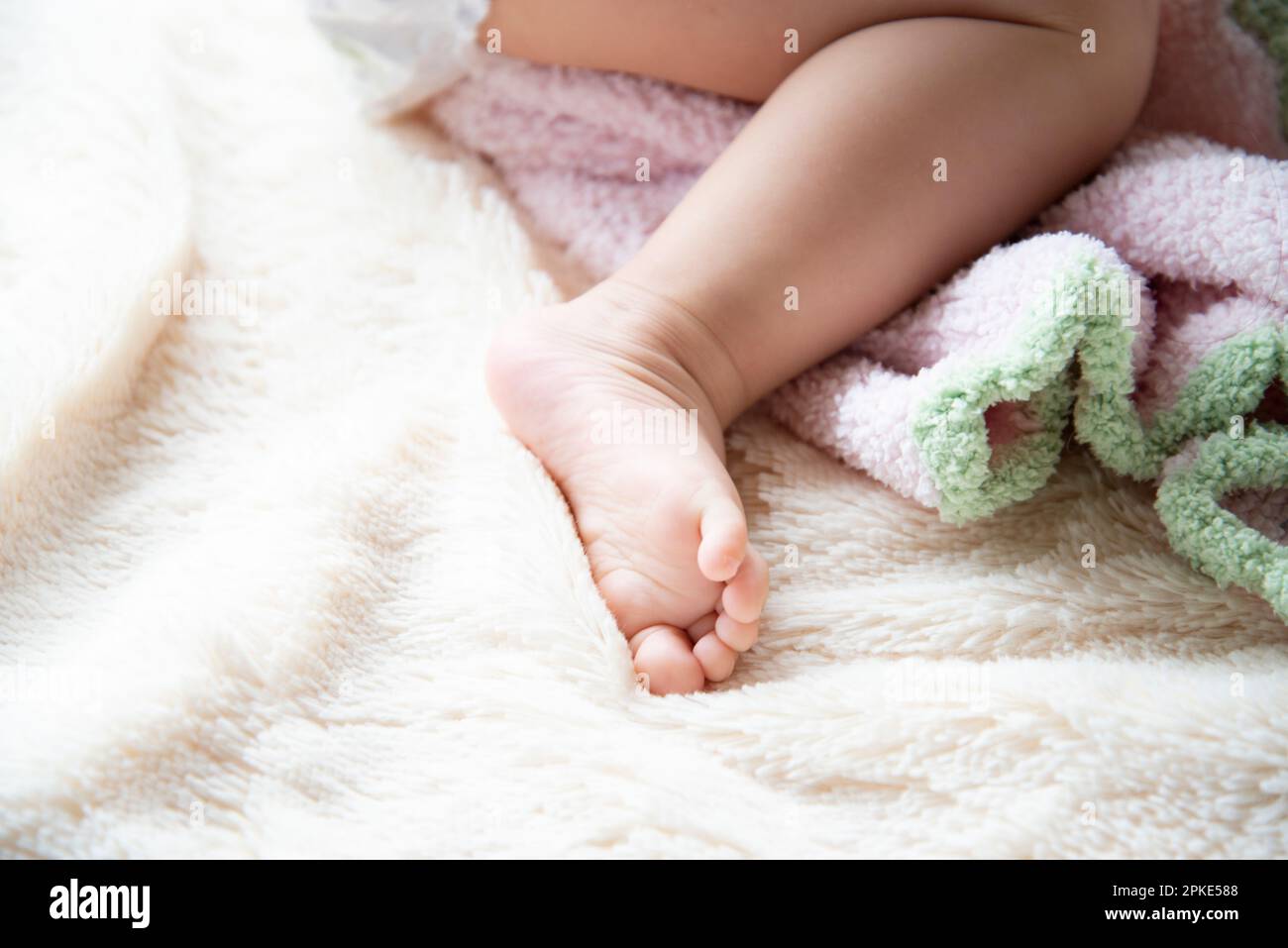 Baby's feet Stock Photo