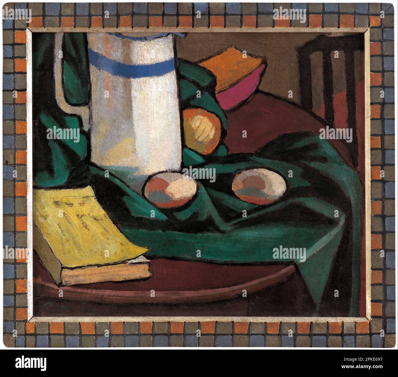 Still life: jug and eggs 1911 by Roger Fry Stock Photo