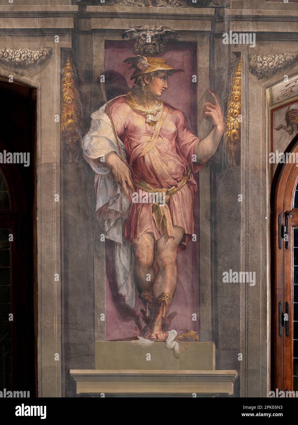 Mercury (1555 - 1557) by Cristoforo Gherardi Stock Photo