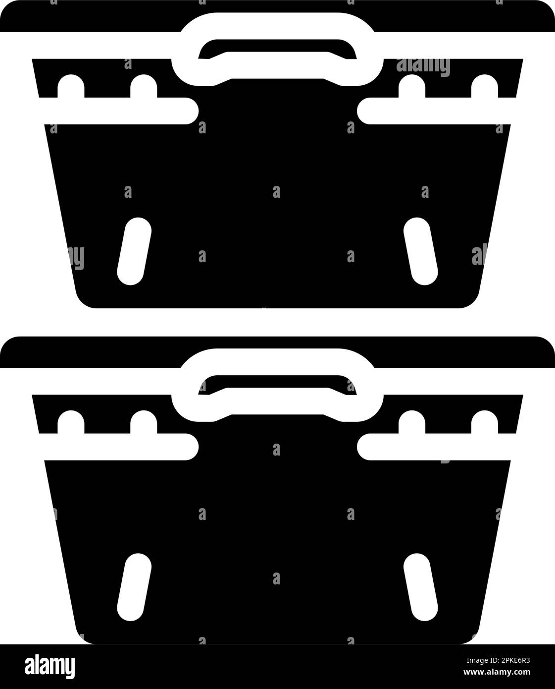 Black storage bins Cut Out Stock Images & Pictures Alamy