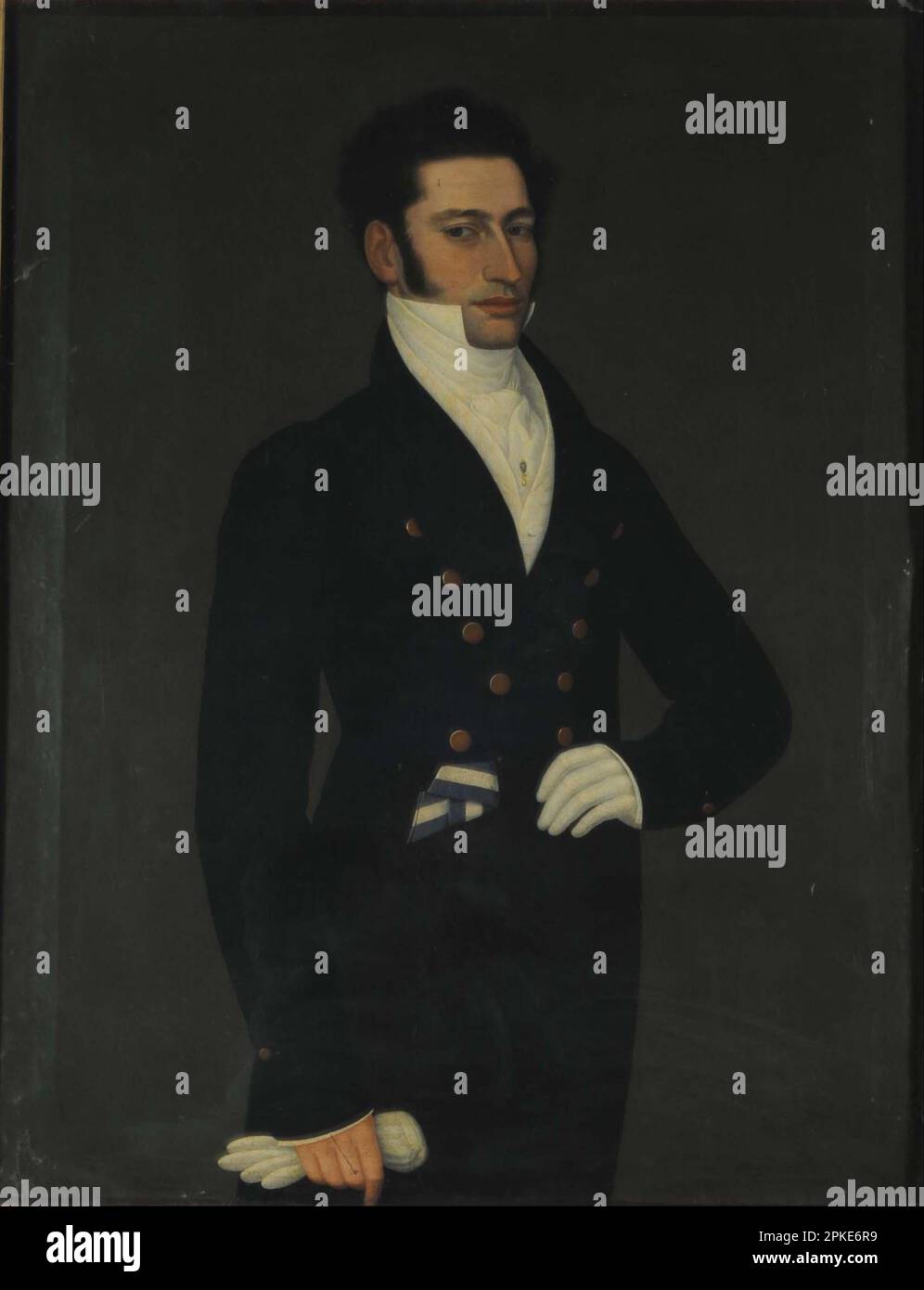 Retrato de José Gerónimo Rodríguez 1826 by Jose Gil de Castro Stock Photo