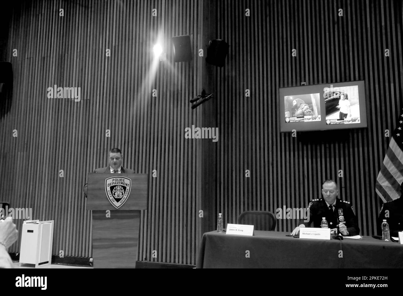 New York, NY, USA. 6th Apr, 2023. (LR) New York City Police Chief John