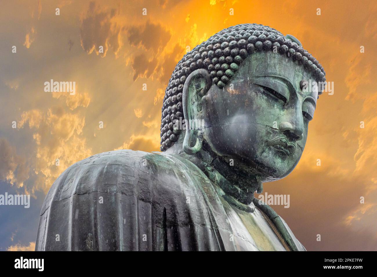 Great Buddha of Kotoku-in Temple in Kamakura Kanagawa Japan Stock Photo ...