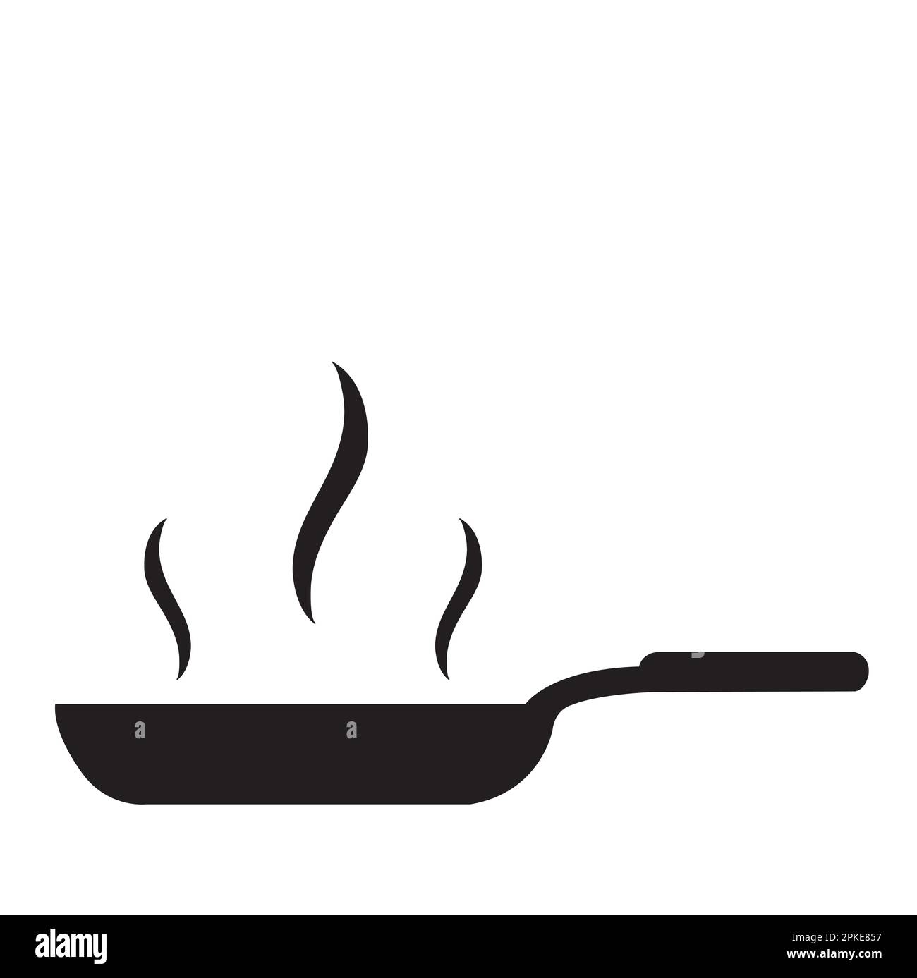 Frying Pan Bitmap New frying pan non Stock Vector Images - Alamy