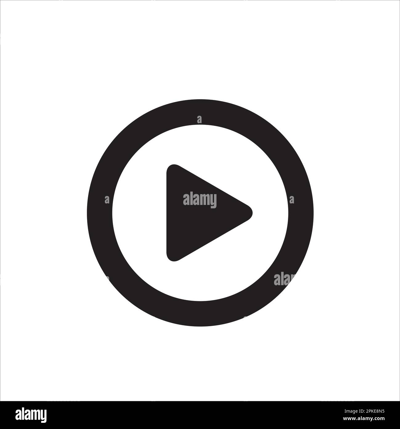 Circular Play Button On A White Background With Copy Space Stock Vector Image Art Alamy Circular Play Button On A White Background With Copy Space Stock Vector Image Art Alamy