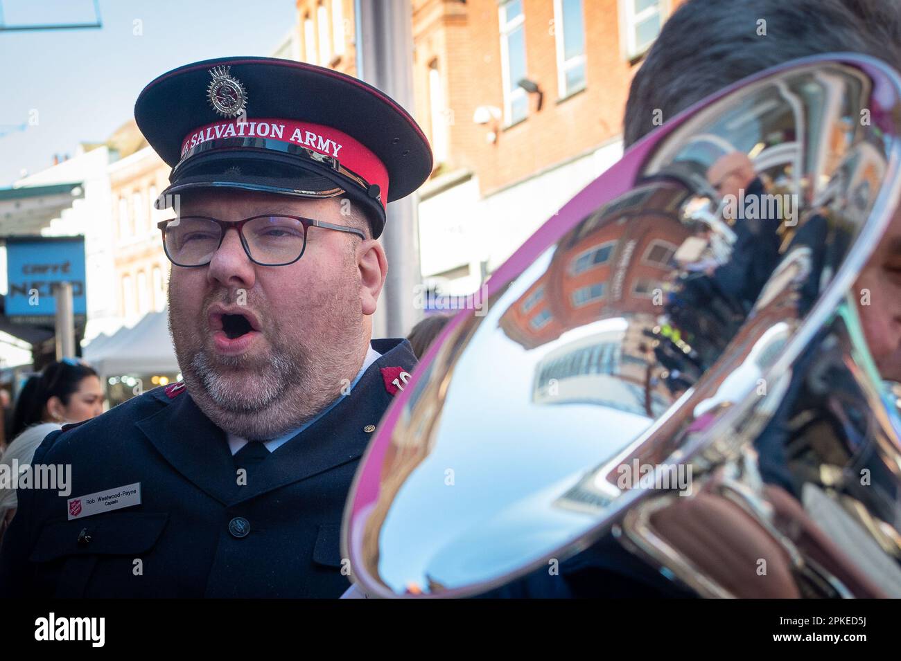 Maidenhead, Berkshire, UK. 7th April, 2023. Church goers from six