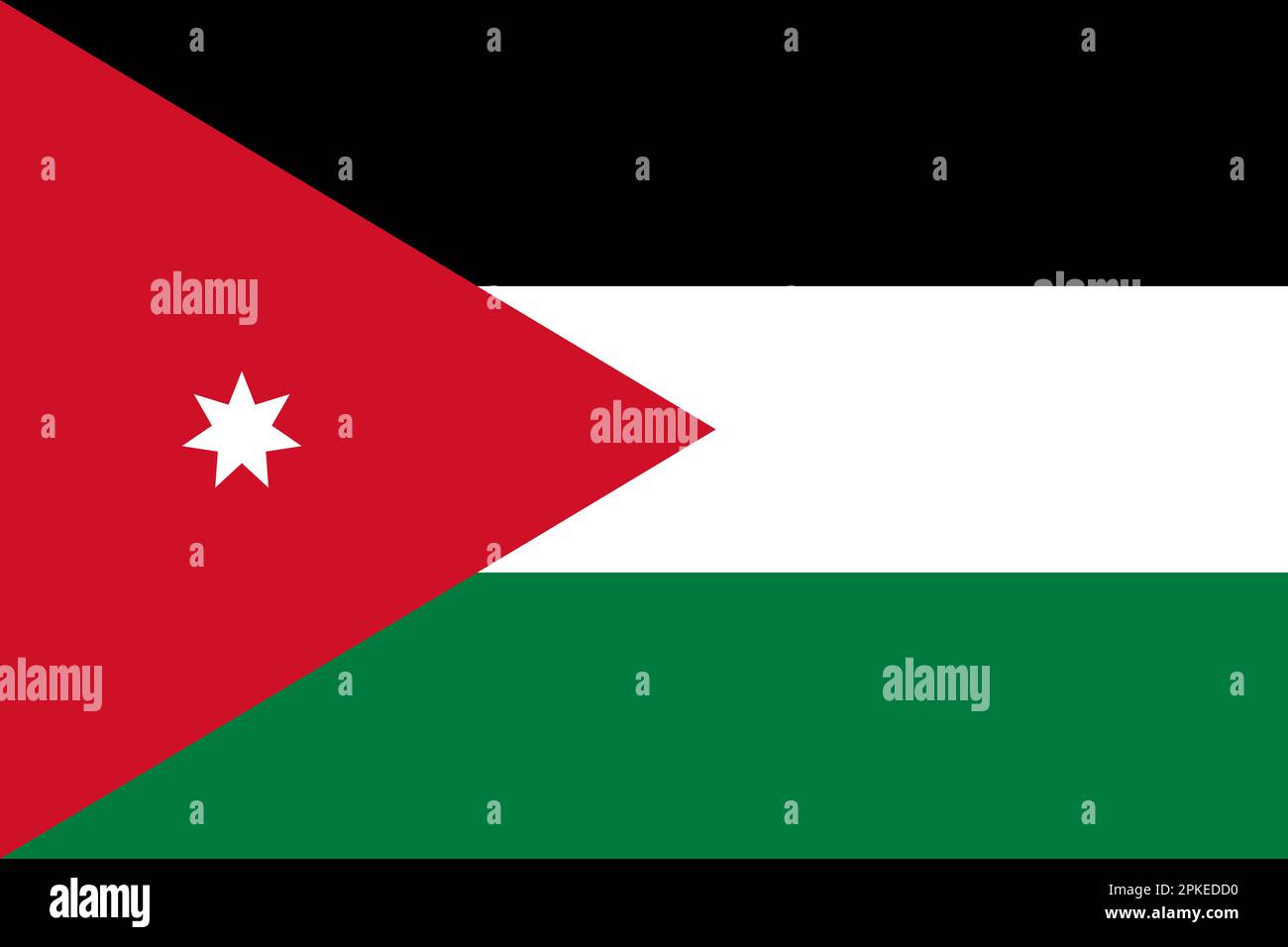 Official national Jordan flag background Stock Vector Image & Art Alamy