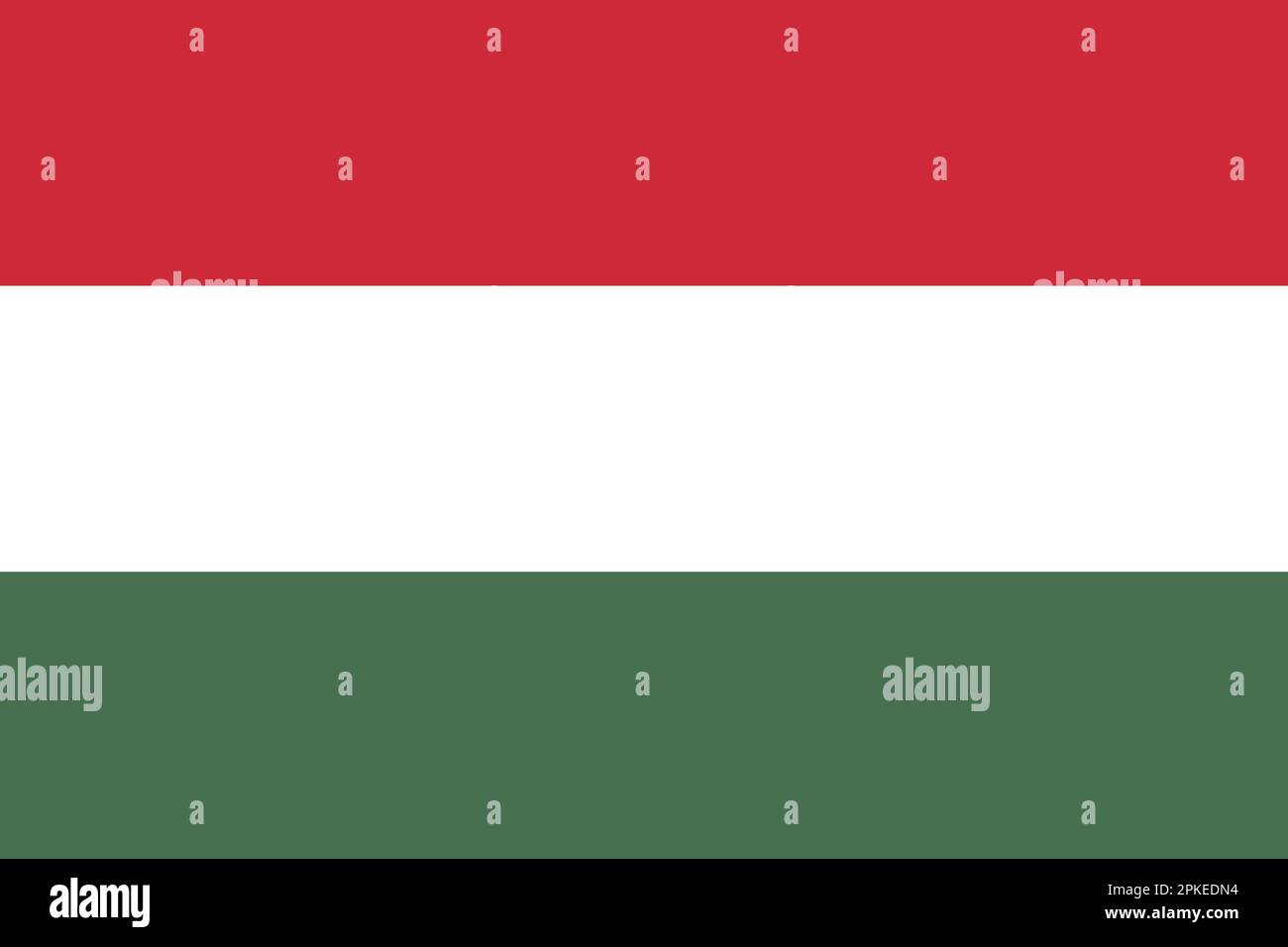 Official National Hungary flag background Stock Vector