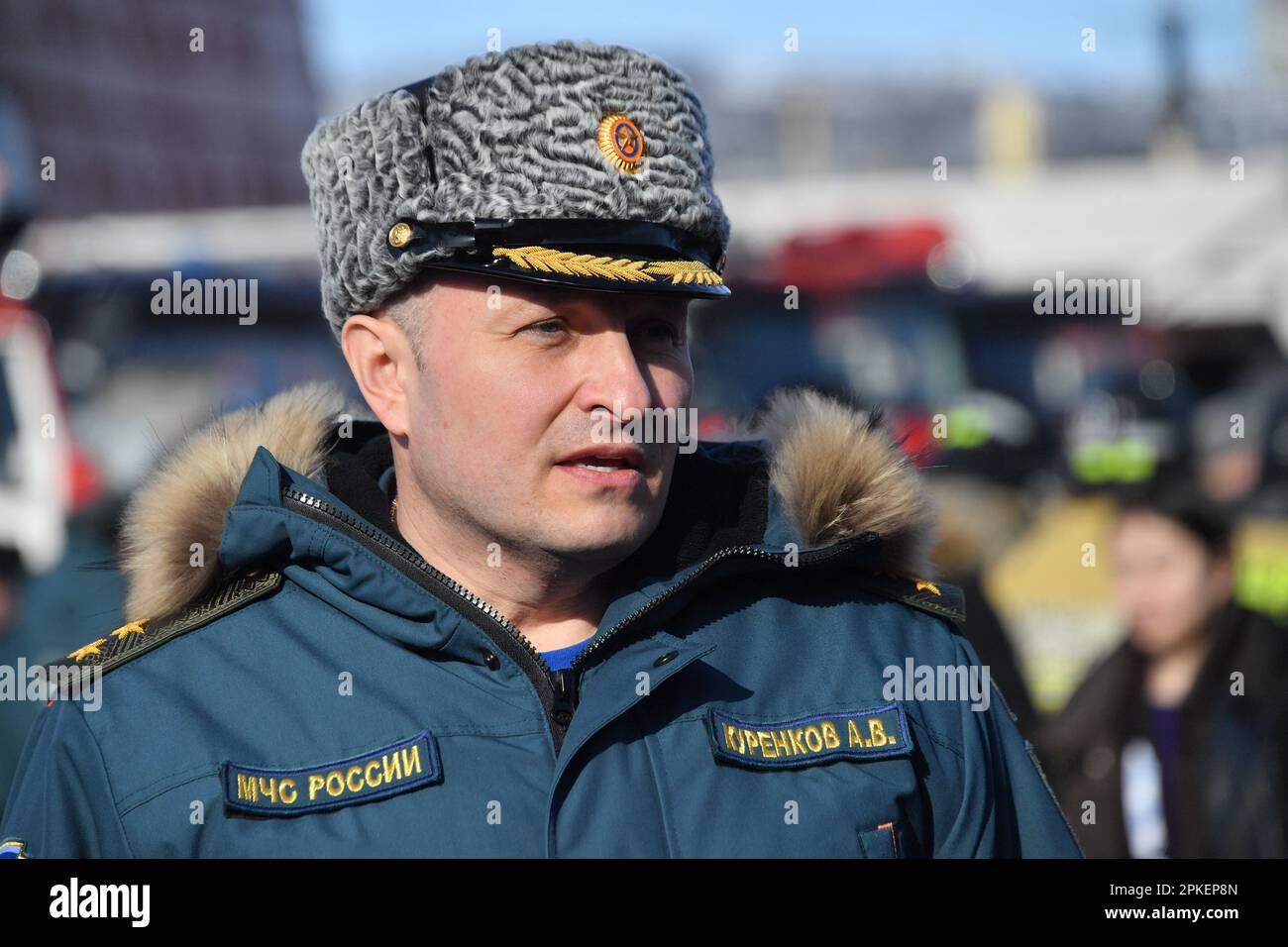 Murmansk. Head of the Ministry of Emergency Situations of the Russian ...