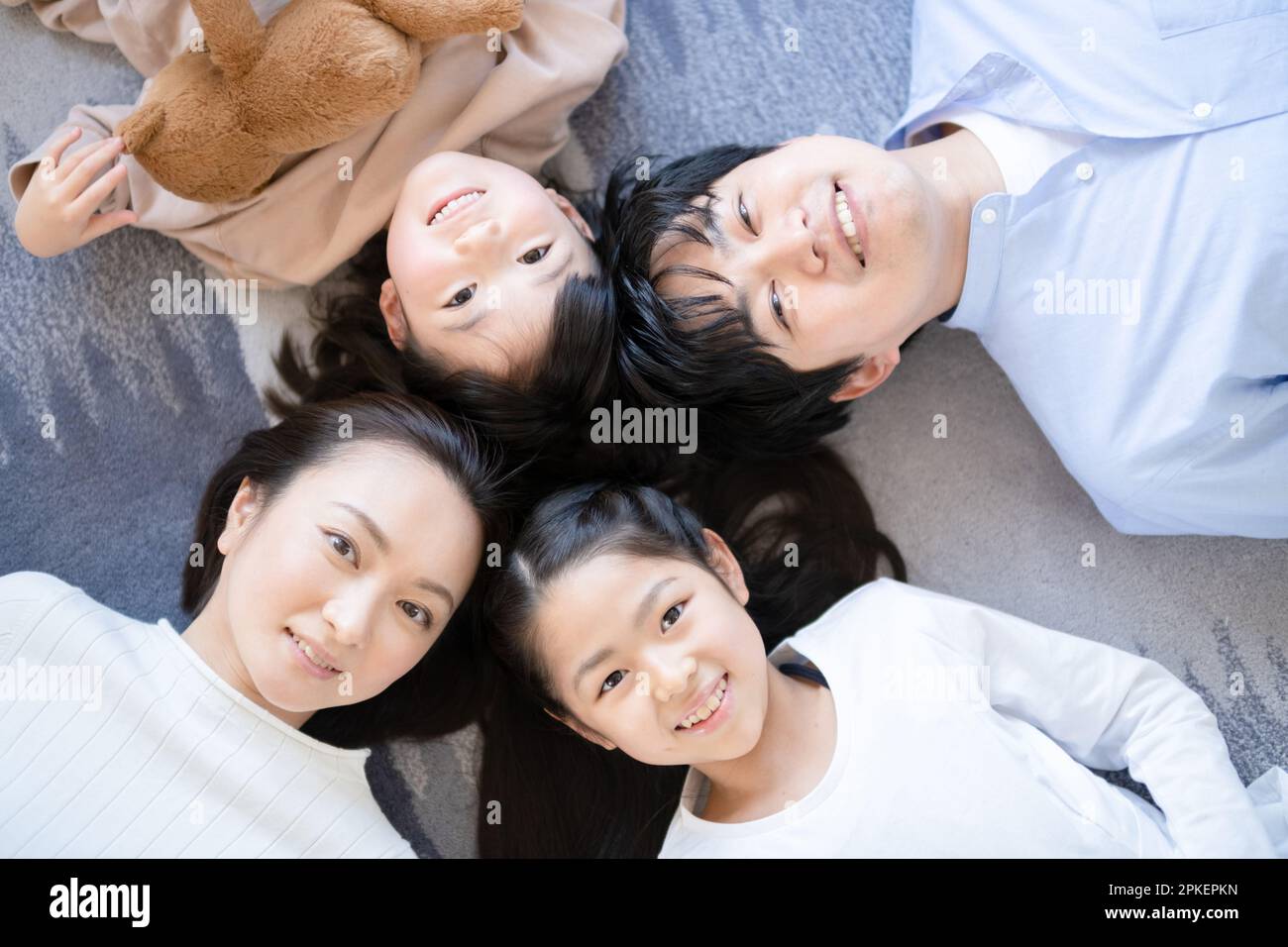 Family Portraits Stock Photo
