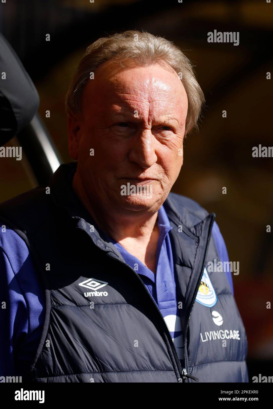Huddersfield Town Manager, Neil Warnock, looks on ahead of the Sky Bet
