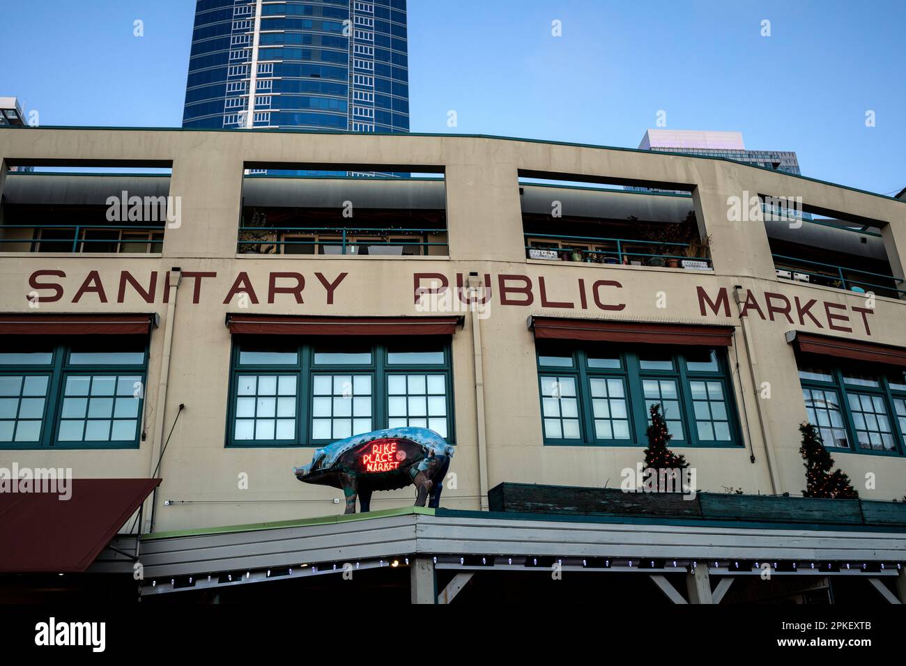 WA24169-00....WASHINGTON - Seattle's Pike Place Market. Stock Photo