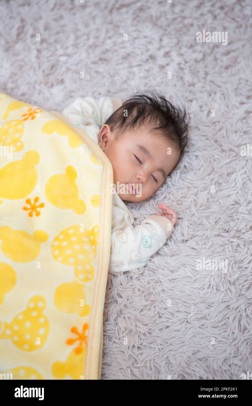 Sleeping baby Stock Photo
