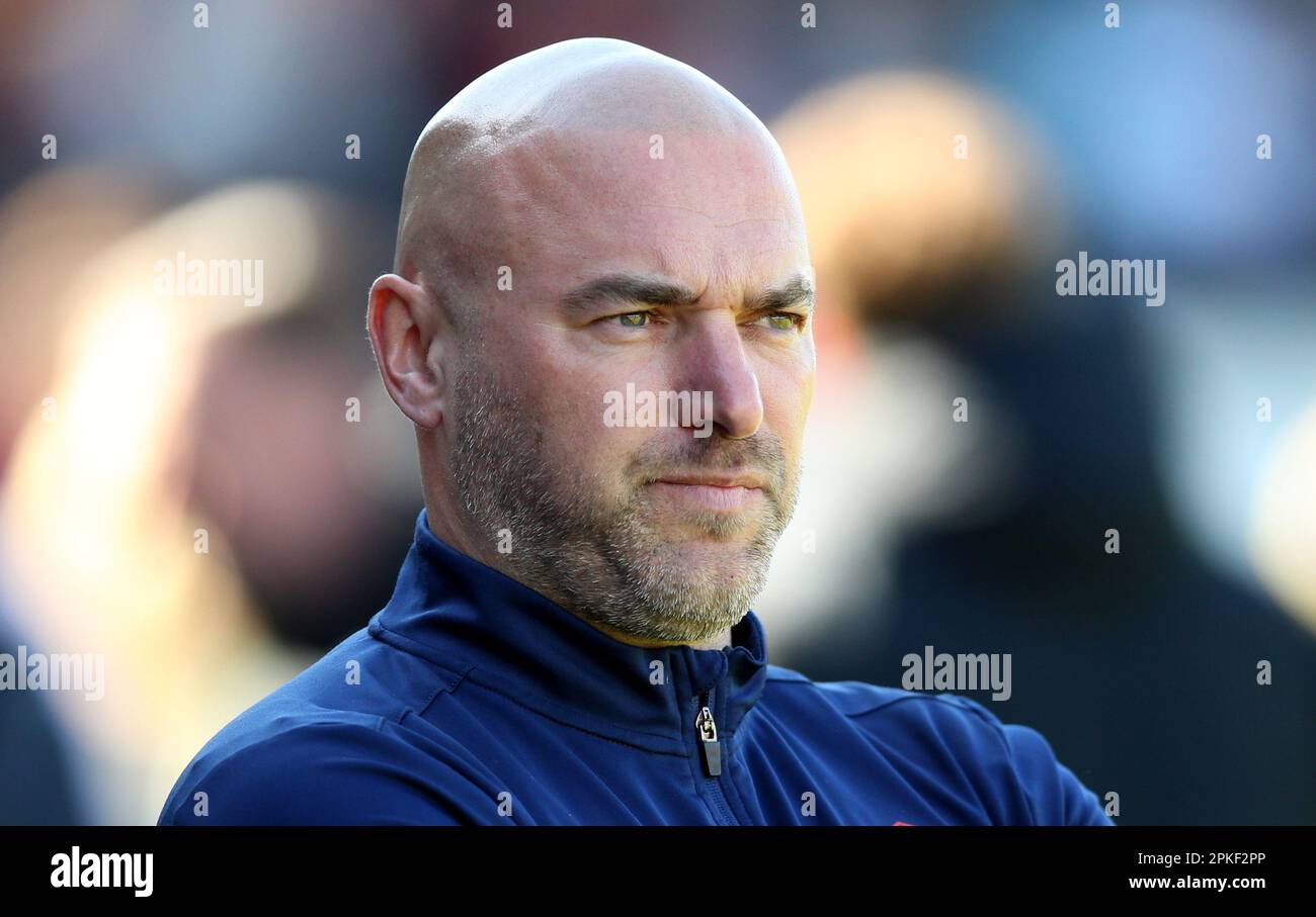 Salford City manager Neil Wood during the Sky Bet League One match at ...