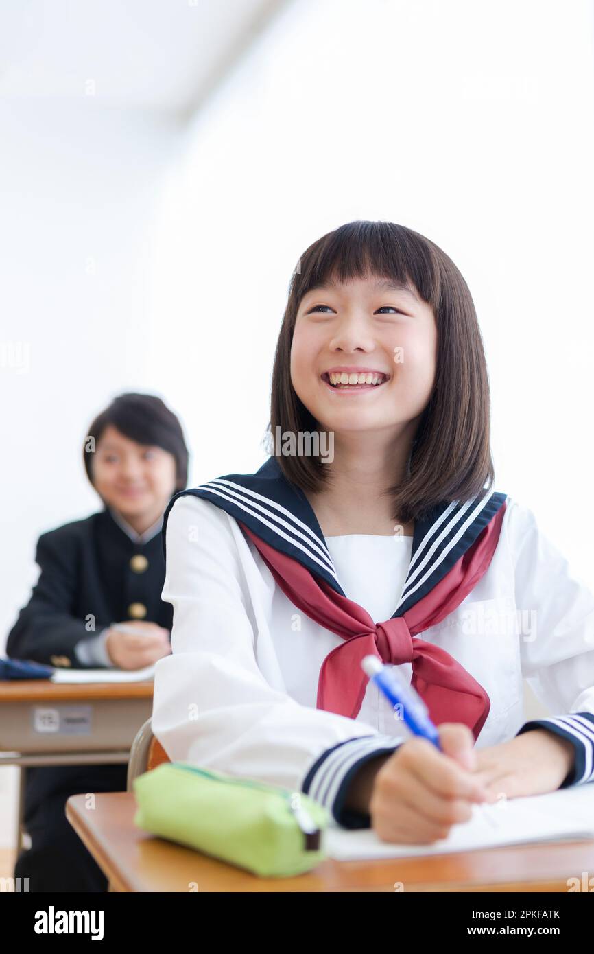 Junior High School Students In Class Stock Photo Alamy junior-high-school-students-in-class-stock-photo-alamy
