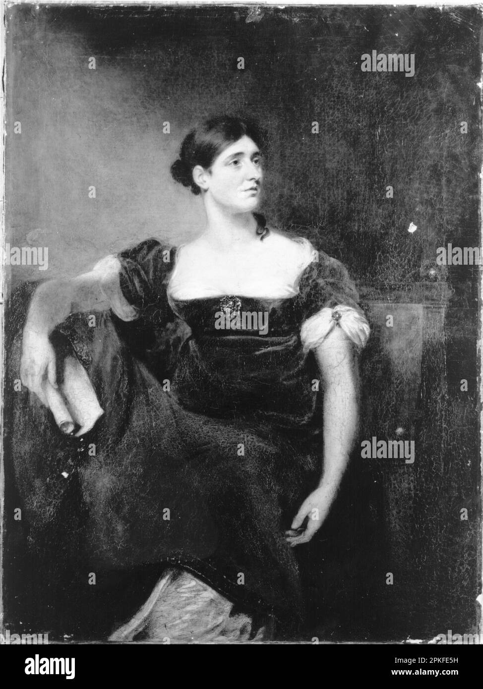 Mrs Sarah Bartley 1820s by Samuel Lane Stock Photo - Alamy