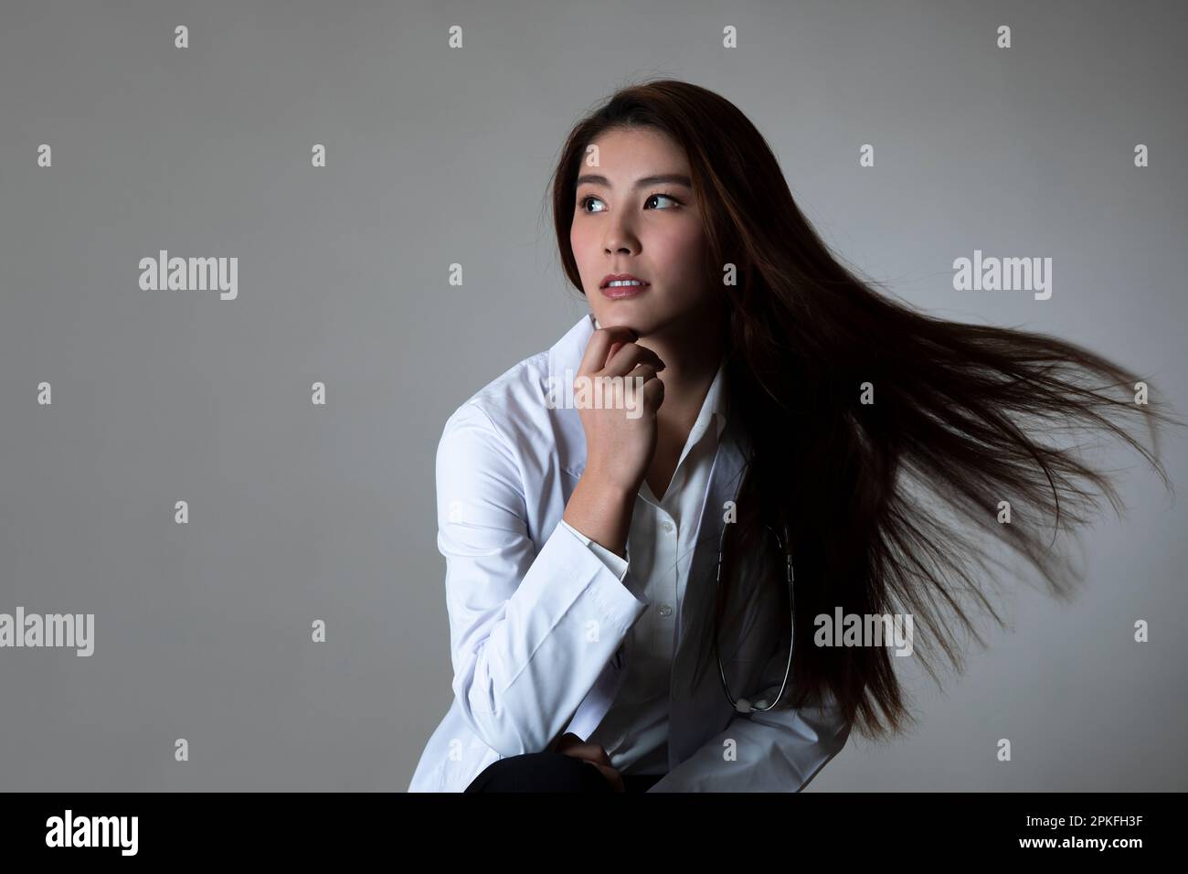 Portrait Of Female Doctor Stock Photo