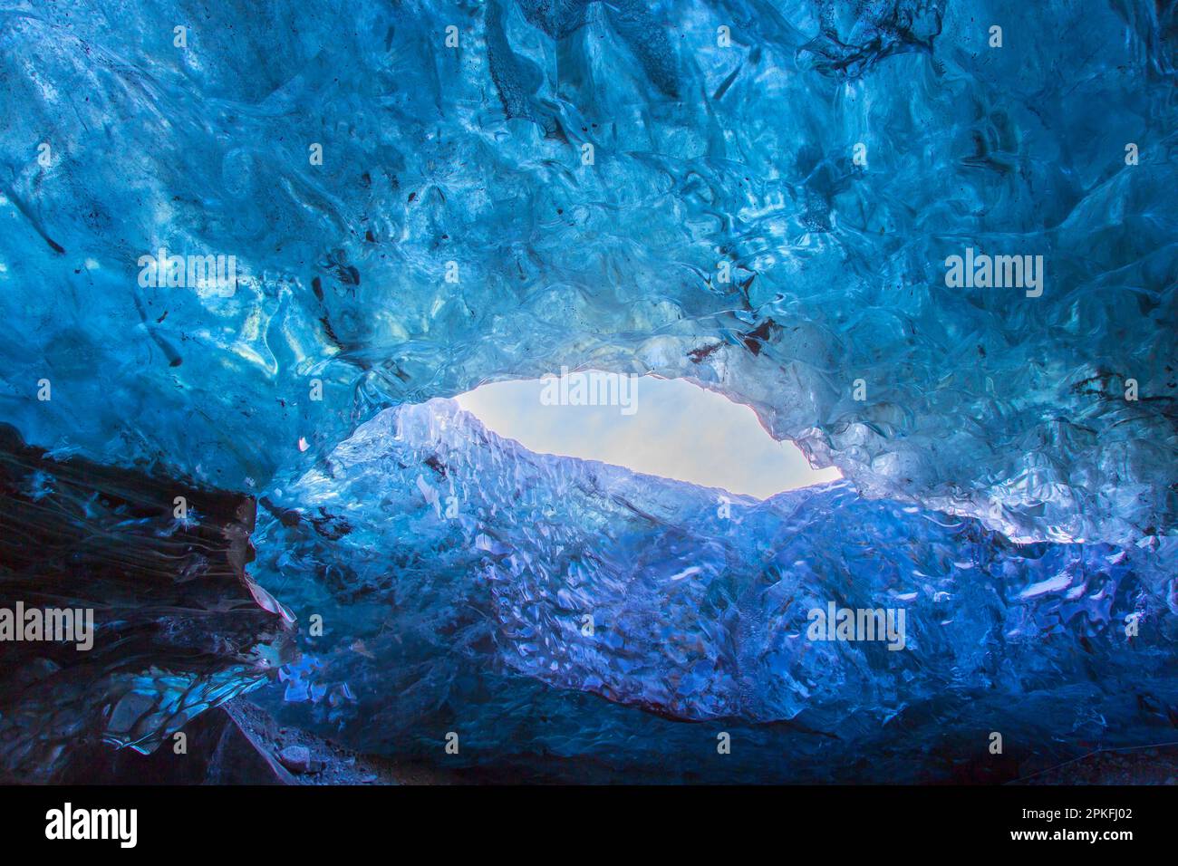 The Crystal, natural ice cave in the Breiðamerkurjökull