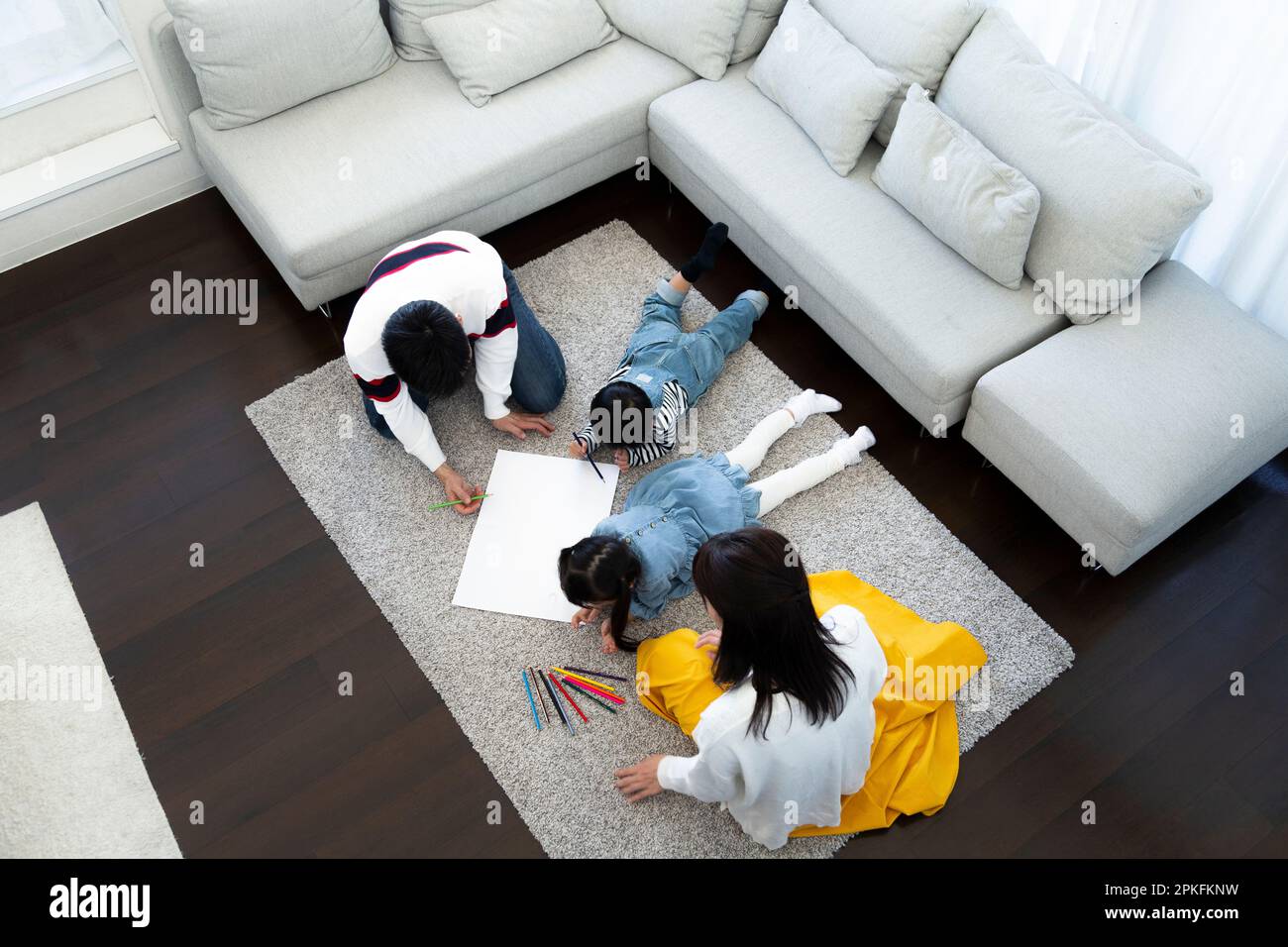 The family circle Stock Photo Alamy