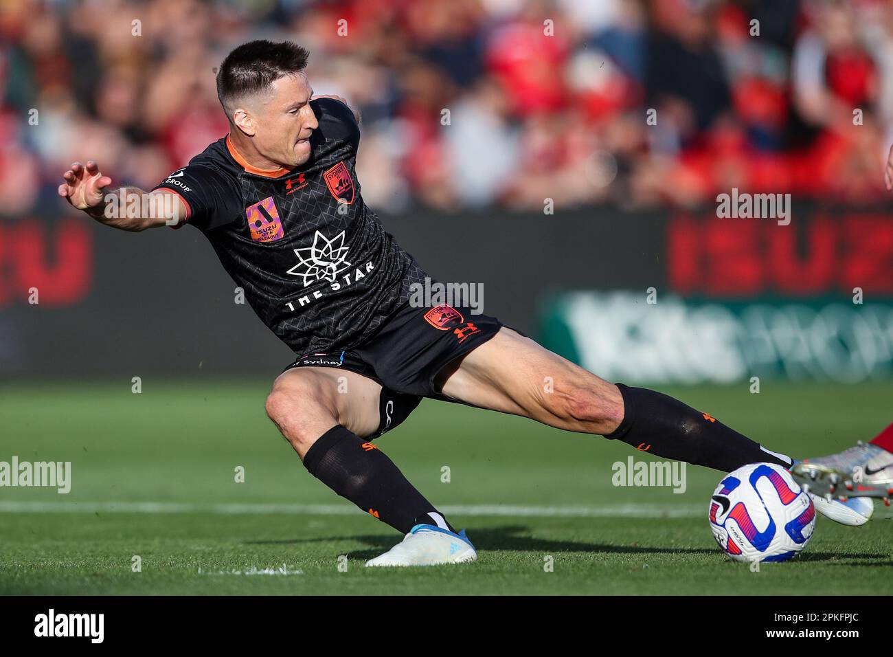Joe Lolley of Sydney FC during the ALeague Men's soccer match between