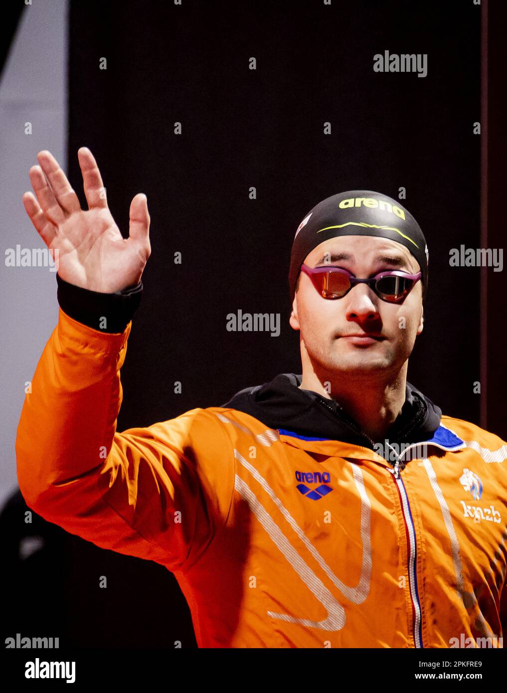 EINDHOVEN Arno Kamminga prior to the 200 meter breaststroke during