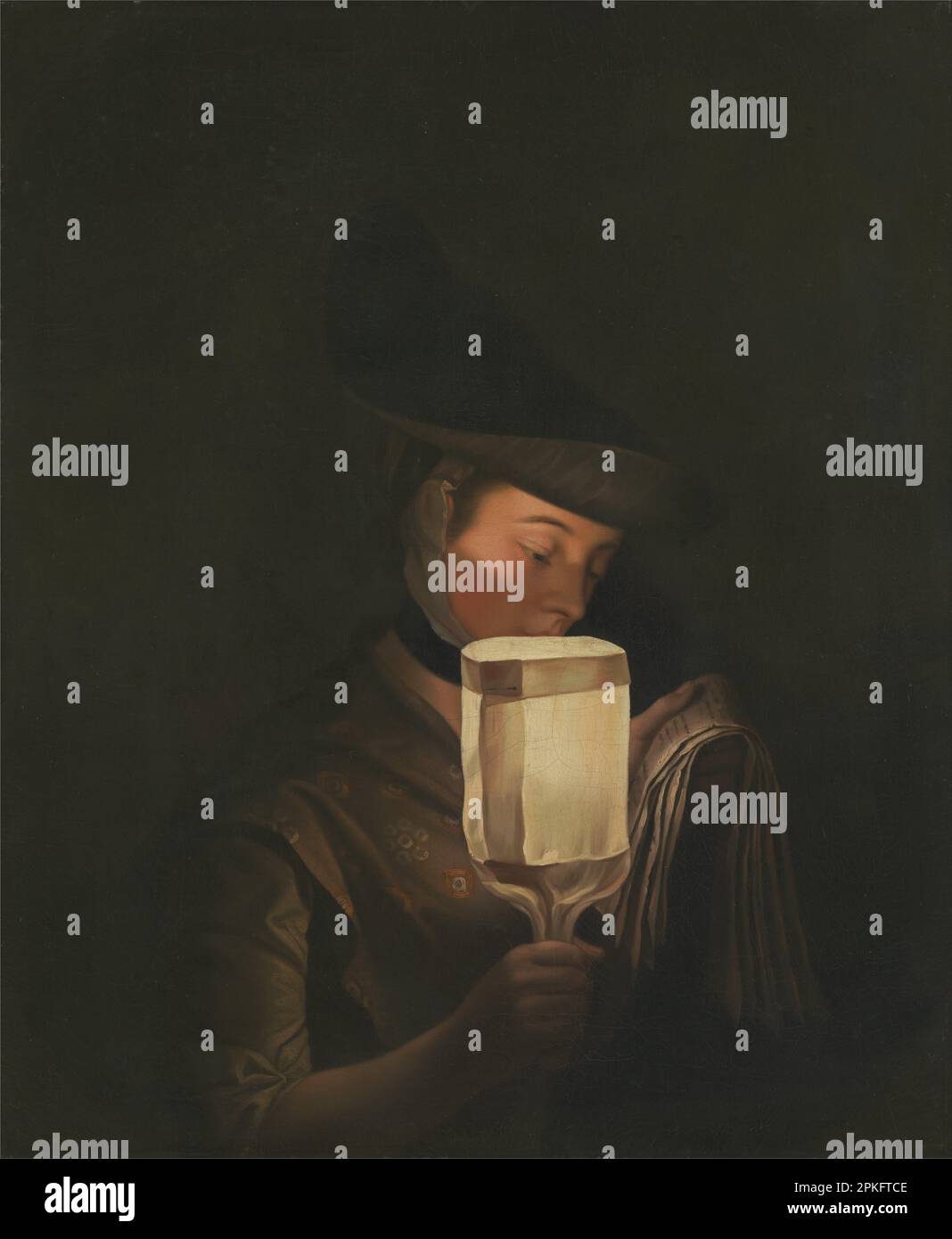The Ballad Singer circa 1764 by Henry Robert Morland Stock Photo - Alamy