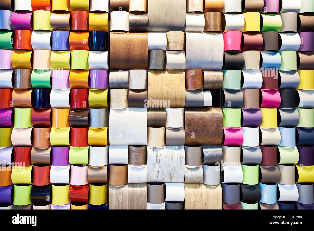 Abstract background of colored decorative elements Stock Photo