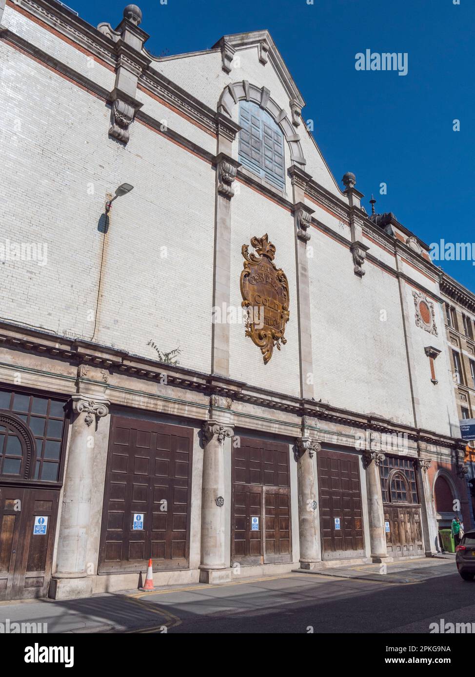 The Port of London Authority building, the former PLA Cold Store, Charterhouse Street, Smithfield, central London, UK. Stock Photo