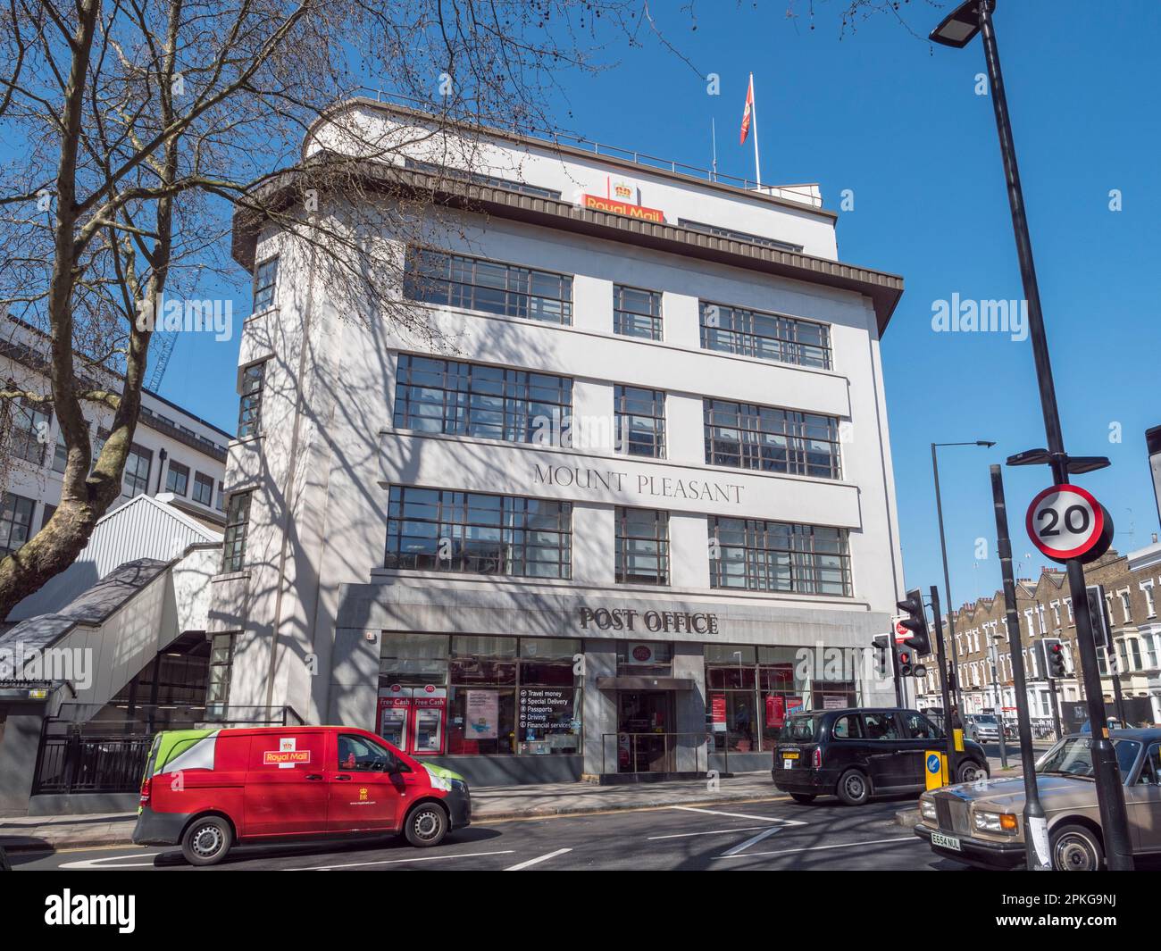 The Royal Mail/Post Office Mount Pleasant sorting office, central