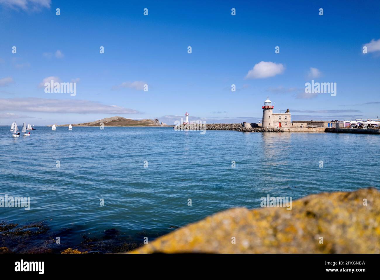 Howth Lighthouse, Howth. co. Dublin Panorama of Howth lighthouse in