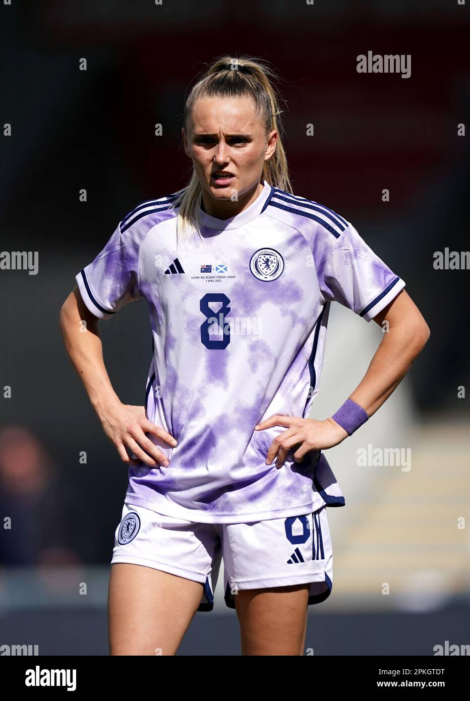 Scotland's Sam Kerr during an International Friendly match at Cherry