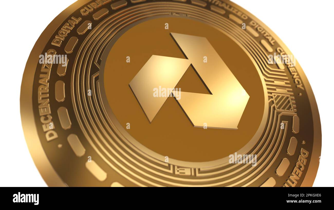 3D Render of Akash Network Akt Cryptocurrency Sign Isolated on a White  Background Stock Photo - Alamy