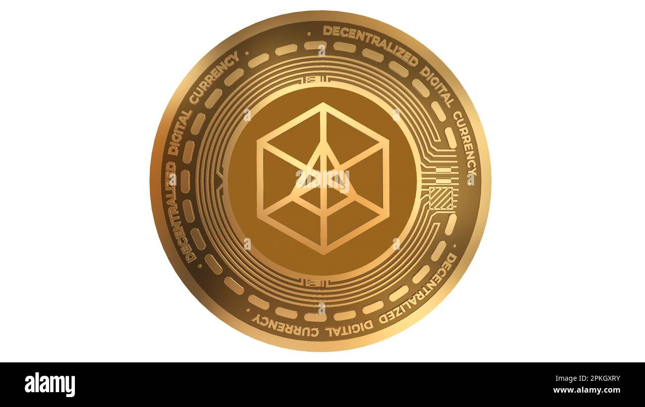 Golden Cryptocurrency of Arcblock Abt Sign Isolated on a White Background  Stock Photo - Alamy