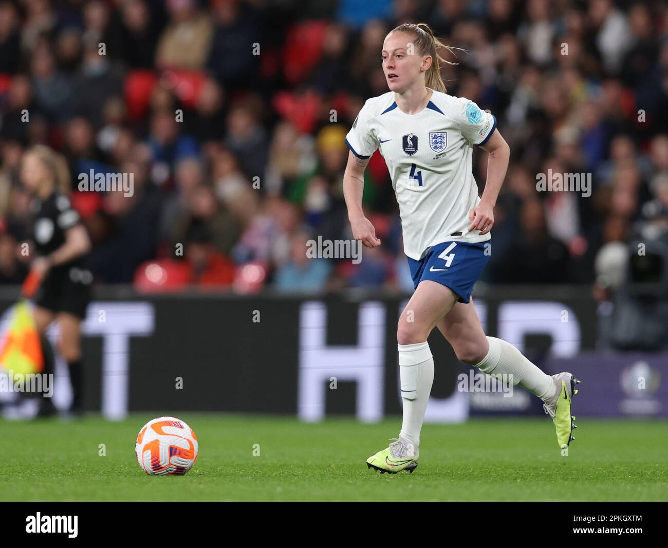 London, England, 6th April 2023. Keira Walsh of England during the Women's CONMEBOL/UEFA Finalissima match at Wembley Stadium, London. Picture credit should read: Paul Terry / Sportimage Stock Photo